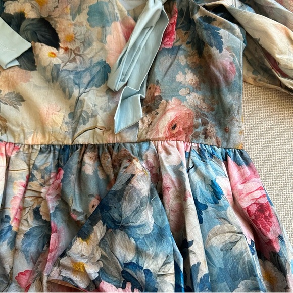 Selkie x FP The Chateau Paper Buttercream Mini Cotton Dress - Picture 7 of 10